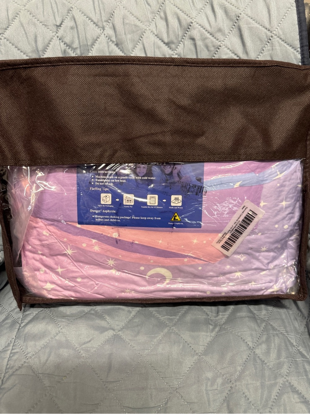 Pink Star Pattern Bedding Set - Picture 2 of 5